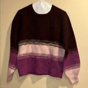 UGG Multicolor Crew Neck Sweater - Purple